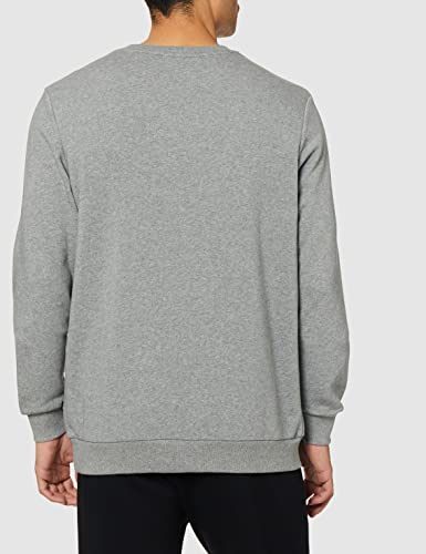 PUMA - ESS Big Logo Crew TR, Medium Gray Heather