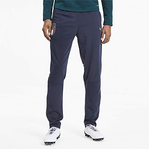 PUMA FIGC Training Pant W.Z/P Chándal, Hombre, Peacoat Team Gold, M