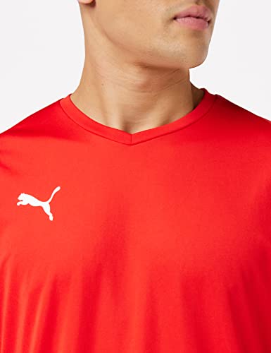 Puma Liga Core Camiseta, Hombre, Rojo Red White, 48/50 (Talla Fabricante: M)