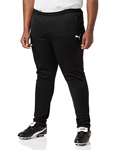 PUMA Liga Training Pant Core Pantalones, Hombre, Negro Negro Blanco, M