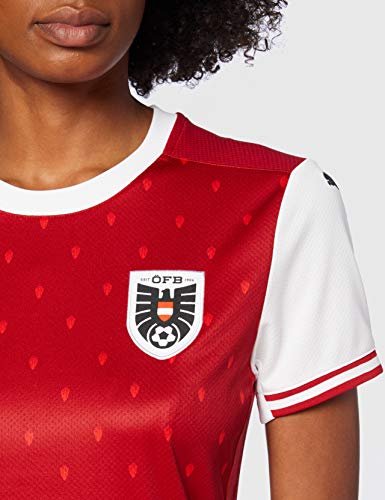 PUMA Öfb Home Shirt Replica W Maillot, Mujer, Chili Pepper White Red, S