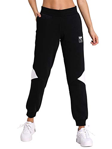 PUMA Rebel Pants FL cl Pantalón, Mujer, Negro, S