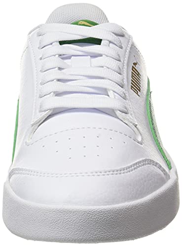 Puma Shuffle, Zapatillas Deportivas Unisex Adulto, White-Amazon Green, 43 EU