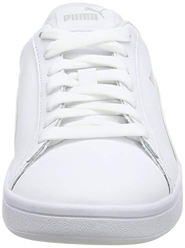 PUMA Smash v2 L, Zapatillas Bajas, para Unisex adulto, Blanco (Puma White-Puma White), 44 EU