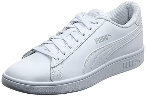 PUMA Smash v2 L, Zapatillas Bajas, para Unisex adulto, Blanco (Puma White-Puma White), 44 EU