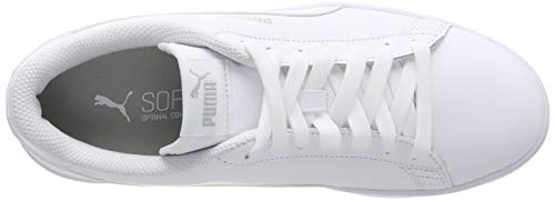 PUMA Smash v2 L, Zapatillas Bajas, para Unisex adulto, Blanco (Puma White-Puma White), 44 EU