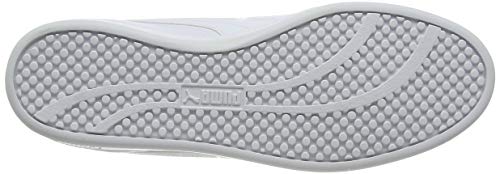 PUMA Smash Wns v2 L, Zapatillas Bajas, para Mujer, Blanco (Puma White-Puma White), 38 EU