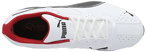 PUMA Tazon 6 FM, Zapatillas, para Hombre, Blanco (Puma White-Puma Black-Puma Silver), 44.5 EU