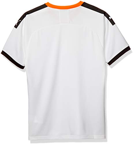 Puma Valencia CF Temporada 2020/21-Home Shirt Replica Camiseta Primera Equipación, Unisex, White Black-Vibrant Orange, S