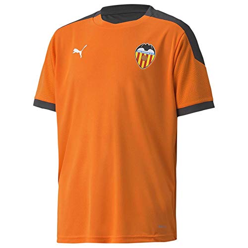 PUMA Valencia CF Temporada 2020/21-Training Jersey Jr Vibrant Orange-As Camiseta, Niño, Naranja, 152