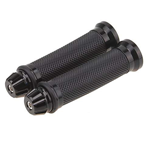 Puño Moto Universal, Empuñadura de Manillar de Motocicleta para Manillar de 7/8" 22mm, Agarraderas para Moto Aluminio CNC Antideslizantes Motocicletas Perillas Motocross para Moto Bici (6)