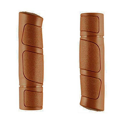 Puños de Goma Color MARRON Clasicos Vintage Retro para Bicicleta GRIPS 3900