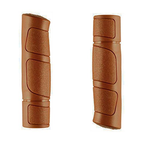 Puños de Goma Color MARRON Clasicos Vintage Retro para Bicicleta GRIPS 3900