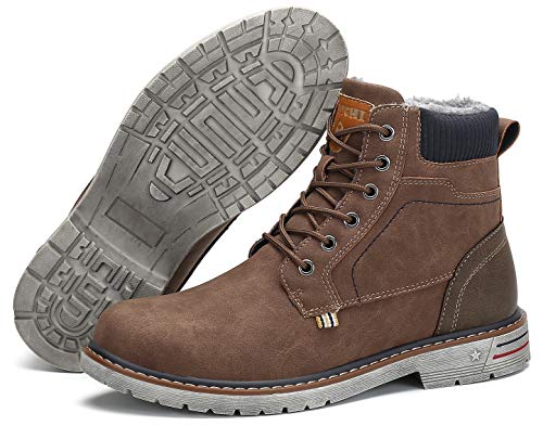 Putu Botas Hombre Botines Invierno Mujer Zapatos de Senderismo Trekking Zapatillas Cálido Nieve Antideslizantes Adulto Unisex Aire Libre Boots