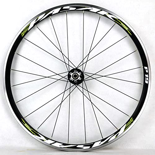 QHY Ruedas 700C Strada Bicicletta Ruotes Set 30mm Disco C/V Freno Ruota Anteriore/Posteriore Cerchi in Lega Leggera a Doppia Parete QR Cerchioni per Bici da Strada 7-8-9-10-11 velocità 1700g