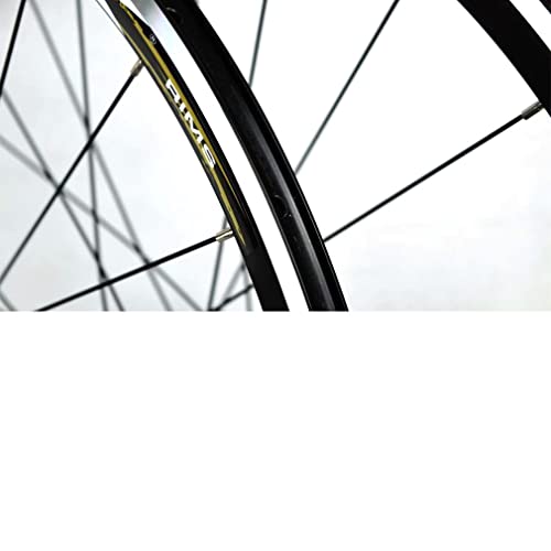 QHY Ruedas 700C Strada Bicicletta Ruotes Set 30mm Disco C/V Freno Ruota Anteriore/Posteriore Cerchi in Lega Leggera a Doppia Parete QR Cerchioni per Bici da Strada 7-8-9-10-11 velocità 1700g