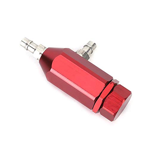 Qii lu Controlador de turbocompresor para coche, Universal 1-30psi Manual Ajustable Turbocompresor de circuito cerrado PSI Boost Controller(rojo)