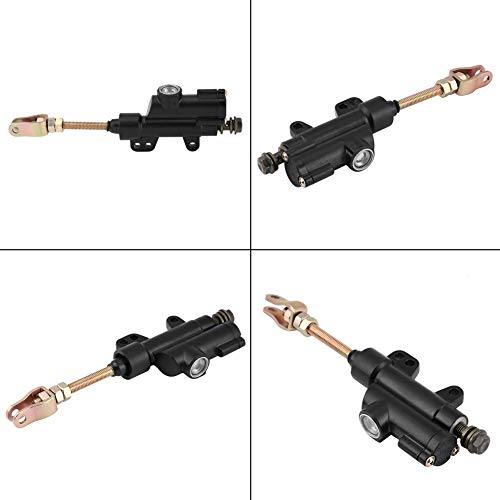Qiilu QL05955 - Bomba de freno hidráulica para bomba de freno trasera para moto (negro)