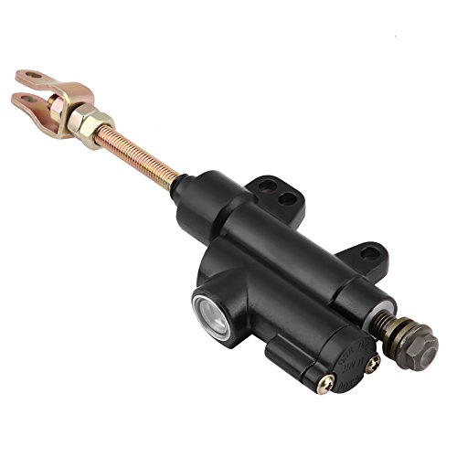 Qiilu QL05955 - Bomba de freno hidráulica para bomba de freno trasera para moto (negro)