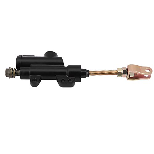 Qiilu QL05955 - Bomba de freno hidráulica para bomba de freno trasera para moto (negro)