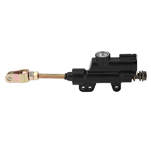 Qiilu QL05955 - Bomba de freno hidráulica para bomba de freno trasera para moto (negro)