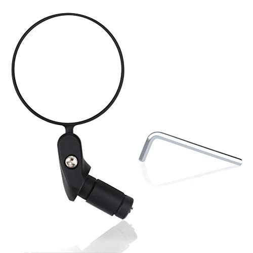 QIMEI-SHOP Espejo Bicicleta Retrovisor Manillar Espejos Ciclismo Seguridad Universal Ajustable Convexo 360°Giratorio Gran Angular Espejo para Bici del Camino de Montaña