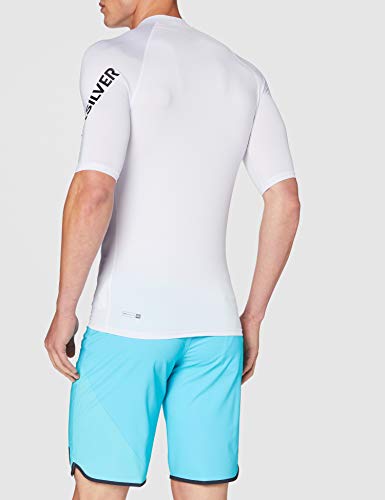 Quiksilver - All Time Licra de Manga Corta , Blanco (White), L