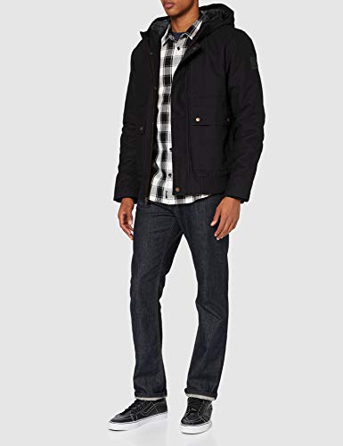 Quiksilver Brooks - Chaqueta Con Capucha Resistente Al Agua Para Hombre Chaqueta Con Capucha Resistente Al Agua, Hombre, black, M