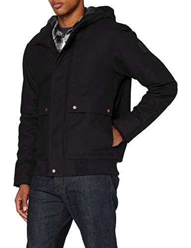 Quiksilver Brooks - Chaqueta Con Capucha Resistente Al Agua Para Hombre Chaqueta Con Capucha Resistente Al Agua, Hombre, black, M