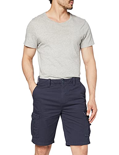 Quiksilver CRUCIALBATTLESH M WKST BST0 Pantalones Cortos, Hombre, Azul (Blue Nights-Solid), 33