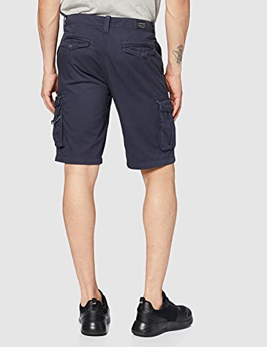 Quiksilver CRUCIALBATTLESH M WKST BST0 Pantalones Cortos, Hombre, Azul (Blue Nights-Solid), 33