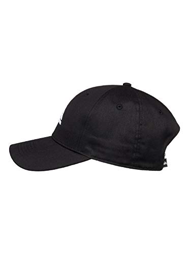 Quiksilver Decades - Gorra con Ajuste Posterior a Presión Para Chicos 8-16 Gorra con Ajuste Posterior a Presión Para Chicos 8-16, Niños, black, Talla única