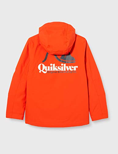 Quiksilver In The Hood - Chaqueta Para Nieve Para Niños 8-16 Chaqueta Para Nieve, Niños, pureed pumpkin, L/14