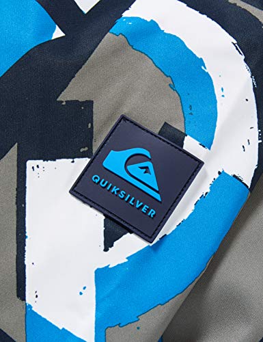 Quiksilver Mission Printed-Chaqueta para Nieve para Niños 8-16, Brilliant Blue isere Point, L/14