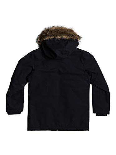 Quiksilver Storm Drop 5k - Parka Resistente Al Agua Para Niños 8-16 Parka Resistente Al Agua, Niños, black, XL/16