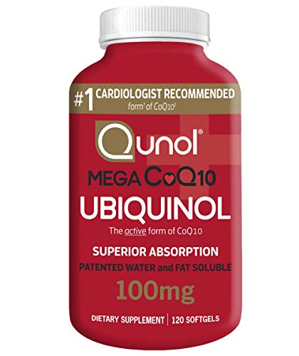 Qunol Mega CoQ10 100 mg Ubiquinol - 120 Softgels
