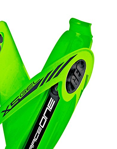 Raceone - Kit Race Duo X5 Gel (2 PCS): Porta Bidon X5 Gel + Bidon de Ciclismo XR1 Bici Carrera de Ruta/Bicicleta de Montaña MTB/Gravel Bike. 100% Made IN Italy