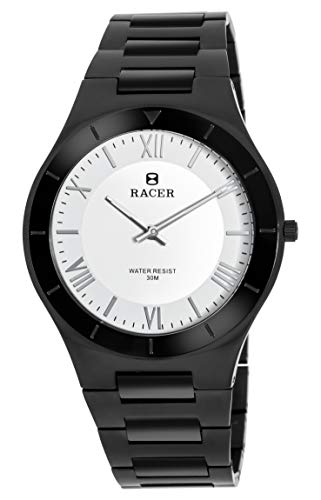 Racer Reloj Analógico para Hombre de Cuarzo con Correa en Acero Inoxidable S500