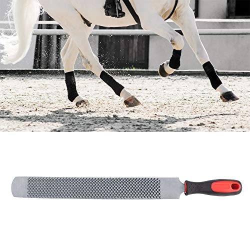 Ranvo Lima para Cascos de Caballo, Herramienta de herrador de Doble Cara, escofina para Caballos, para Limpiar los Cascos