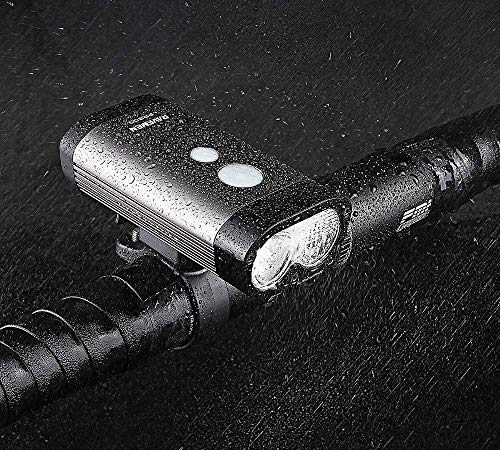 RAVEMEN Faro del PR800 Bicicleta, Adultos Unisex, Gris, 800