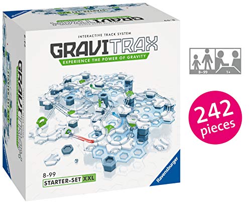 Ravensburger - GraviTrax Starter Set XXL, Exclusiva Amazon, Juego STEM innovador y educativo, Edad 8+, Construye tu propia pista de canicas - Dimensiones: 34 x 34 x 18 cm