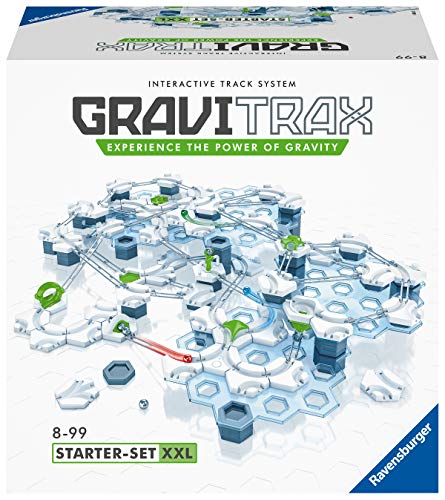 Ravensburger - GraviTrax Starter Set XXL, Exclusiva Amazon, Juego STEM innovador y educativo, Edad 8+, Construye tu propia pista de canicas - Dimensiones: 34 x 34 x 18 cm