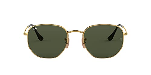 Ray-Ban Hexagonal Flat Lenses Gafas de Sol, Oro (Gold), 51 para Hombre