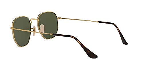 Ray-Ban Hexagonal Gafas, Oro, 51 Unisex Adulto