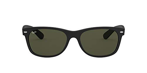 Ray-Ban New Wayfarer, Gafas de Sol Unisex adulto, Negro (Black 622), 55 mm