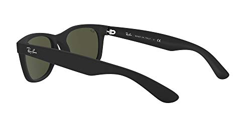 Ray-Ban New Wayfarer, Gafas de Sol Unisex adulto, Negro (Black 622), 55 mm