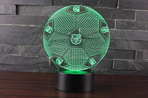 Ray-Velocity 3D Lámpara de Escritorio Mesa 7 cambiar el color botón táctil de escritorio del USB LED lámpara de tabla ligera para el Hogar Decoración Niños