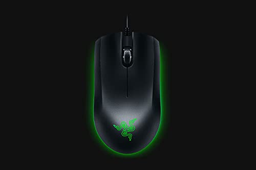 Razer Abyssus Essential: Sensor óptico de 7.200 ppp verdaderos - 3 botones de hiperrespuesta - Accionado por Razer Chroma - Ratón de juego ergonómico ambidiestro