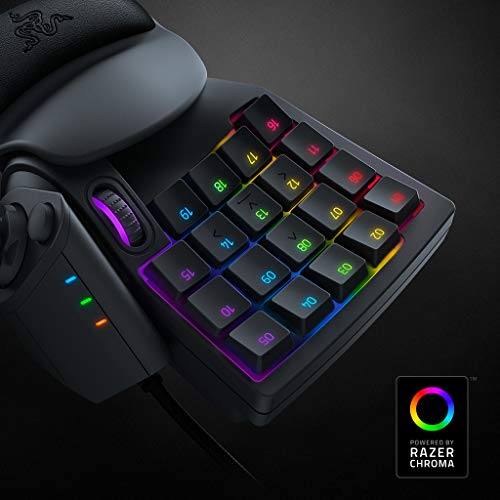Razer Tartarus V2 - Gaming Keypad con Swtich Mecha-Membrane, Teclado para Juegos, USB, Alámbrico, Tamaño Único, Color Negro