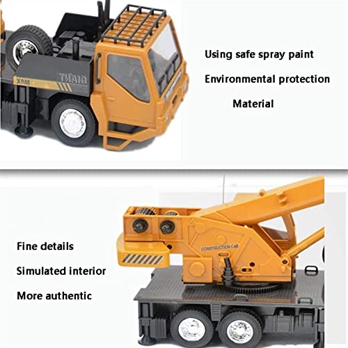 RC Car Tower Crane Engineering Truck Boys Toy Excavator Radio Remote Controlled Tower Crane Construction Vehicle Site Forklift Electric Remote Control Truck Toy for Adult and Boys (Style1)